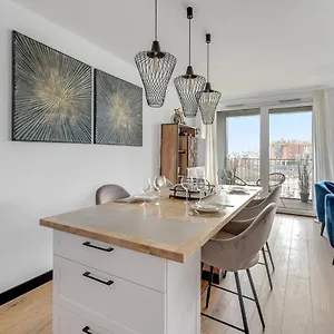 Chlebova - Riverside View Terrace, Free Parking, Gym & Kidsplay By Downtown Gdaňsk